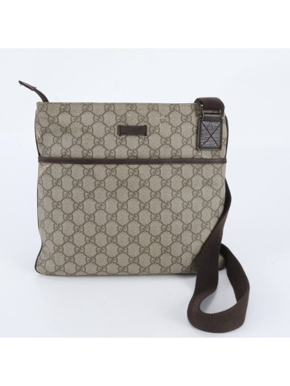 Gucci GG Supreme Leather Shoulder Bag Crossbody Messenger Business